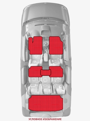 ЭВА коврики «Queen Lux» комплект для Chevrolet Corsa