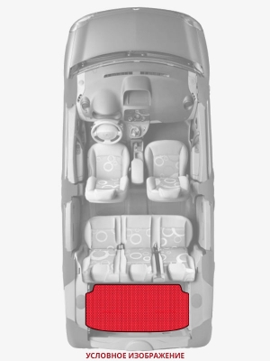 ЭВА коврики «Queen Lux» багажник для Nissan Qashqai